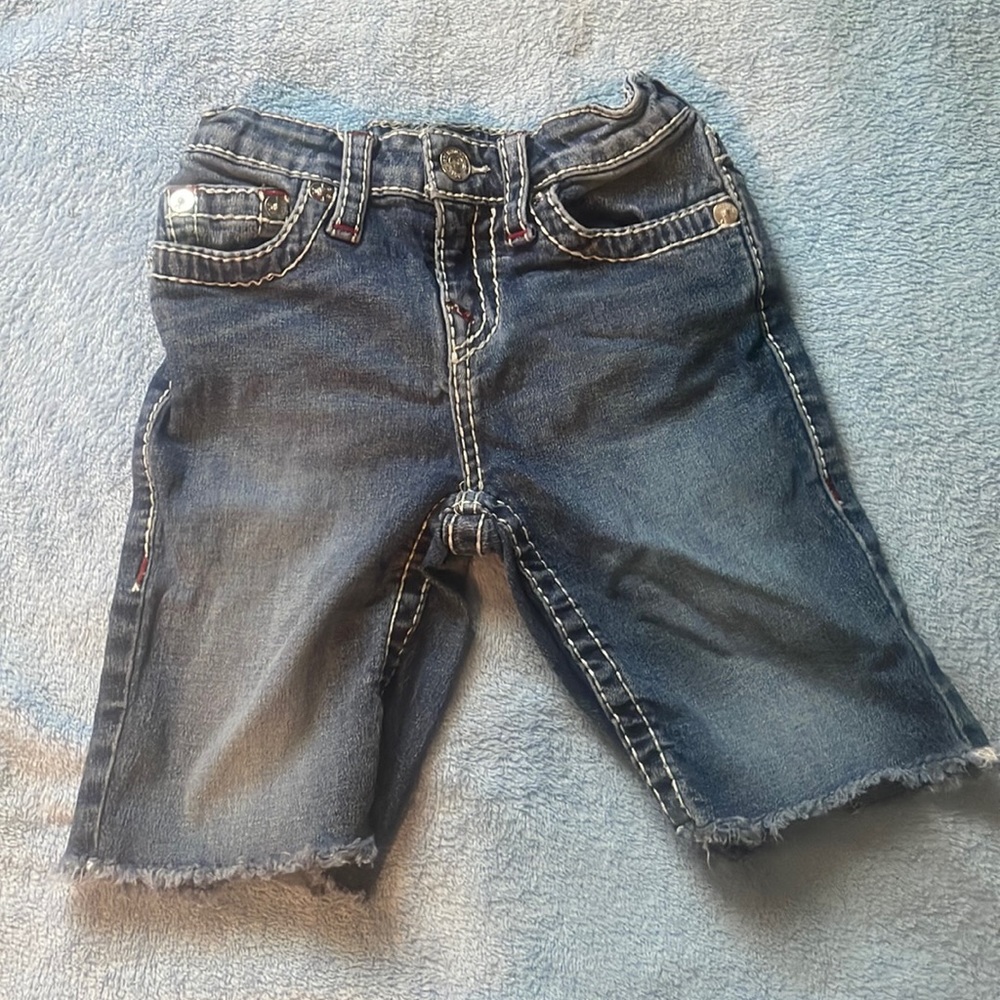 Little Boys True Religion denim shorts Size 5
